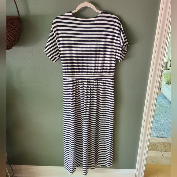 Joules Riley Striped Wrap Dress, Size 12 - Picture 5 of 5